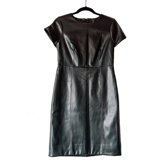 ann taylor faux leather dress NWT- NA-08.06.26AM